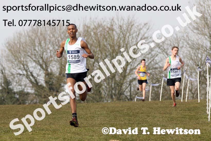 Boys under-15s 2016 Inter Counties Cross Country Champs. and Cross Challenge Final, Cofton Park, Birmingham. Photo: David T. Hewitson/Sports for All Pics